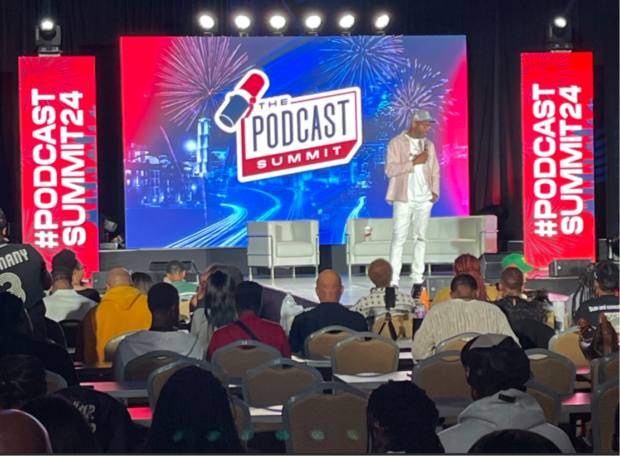 Podcast Summit speaker close-up