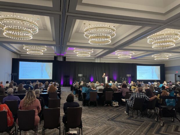 Breakout session with presentation slides